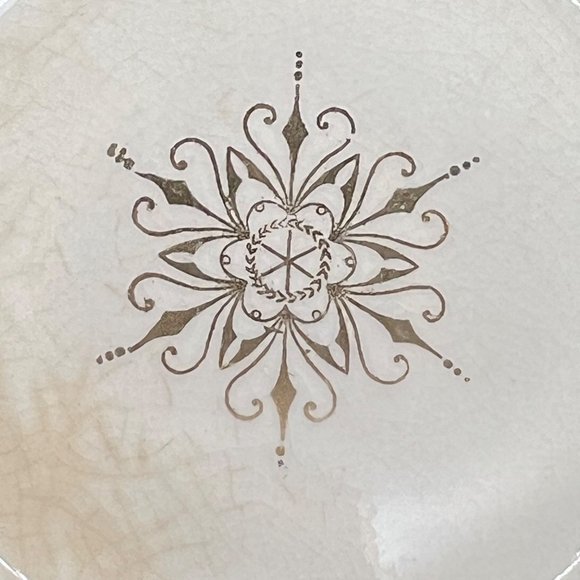 British Empire Ware Treasure O'Gold Fruit Dessert Sauce Bowl 22K Gilt Set of 4 - Picture 15 of 15